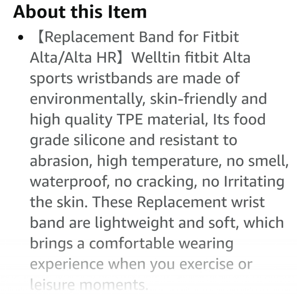 EC Fitbit Alta Replacement Bands - Picture 4 of 5
